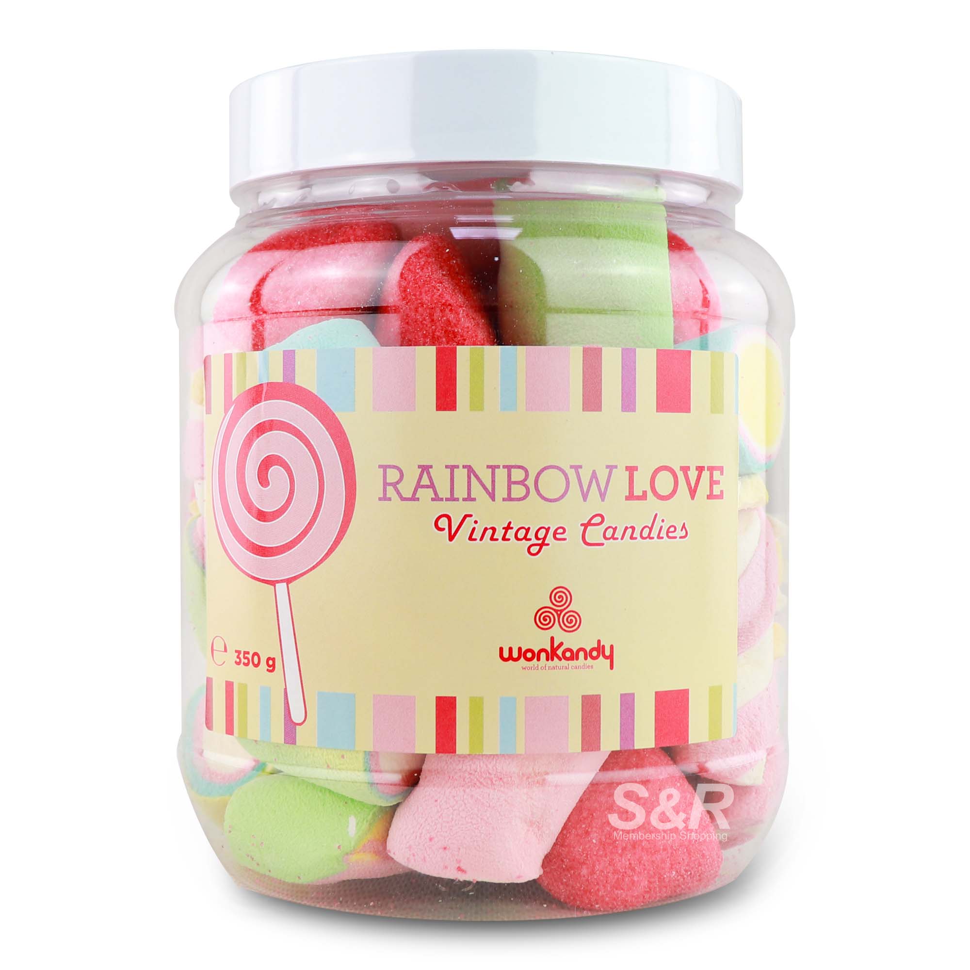 WonKandy Rainbow Love Vintage Candies 350g WonKandy Rainbow Love Vintage Candies 350g